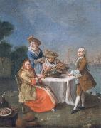 Pietro Longhi In the Gemusegarten at the Flussmundung oil painting picture wholesale